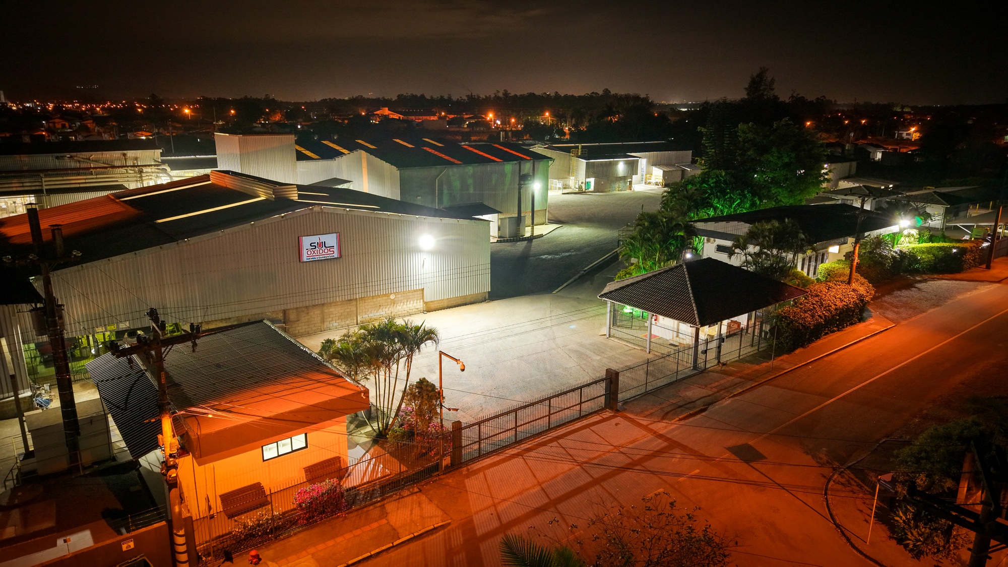 Entrada da unidade industrial da Sul Óxidos